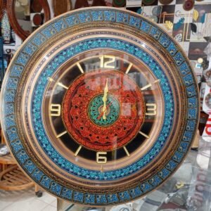 Naqshi design wall clock for home decor