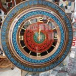 24 inches wall clock naqshi design