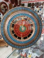 24 inches wall clock naqshi design