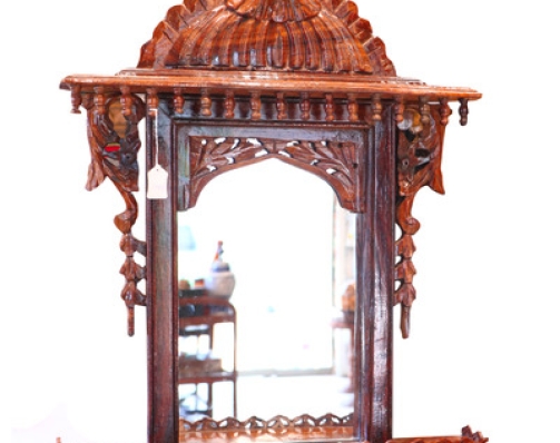 Mirror Jharoka wooden Global wood decor
