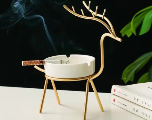 Ashtray Deer design